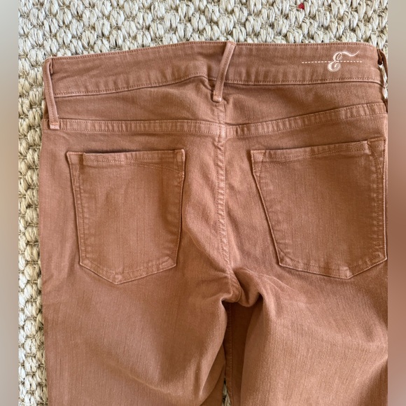 Anthropologie - Earnest Sewn - Audrey Straight Leg Jean Leggings Tan Size 27